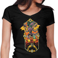 Legend of the Space Dragon Women's V-Neck - Adult & Kids T-Shirts, Sweatshirts & Hoodies apparel design preview 1