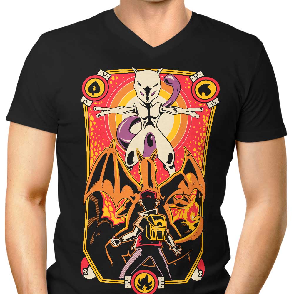Legend of the Trainer Men's V-Neck - Adult & Kids T-Shirts, Sweatshirts & Hoodies apparel design preview 1