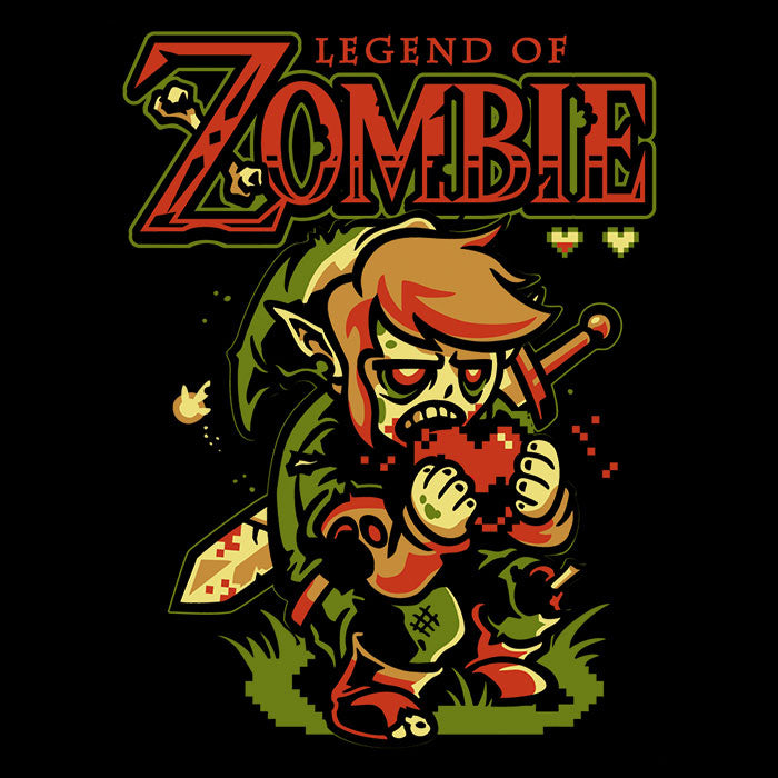 Legend of Zombies Women's V-Neck - Adult & Kids T-Shirts, Sweatshirts & Hoodies apparel design preview 2
