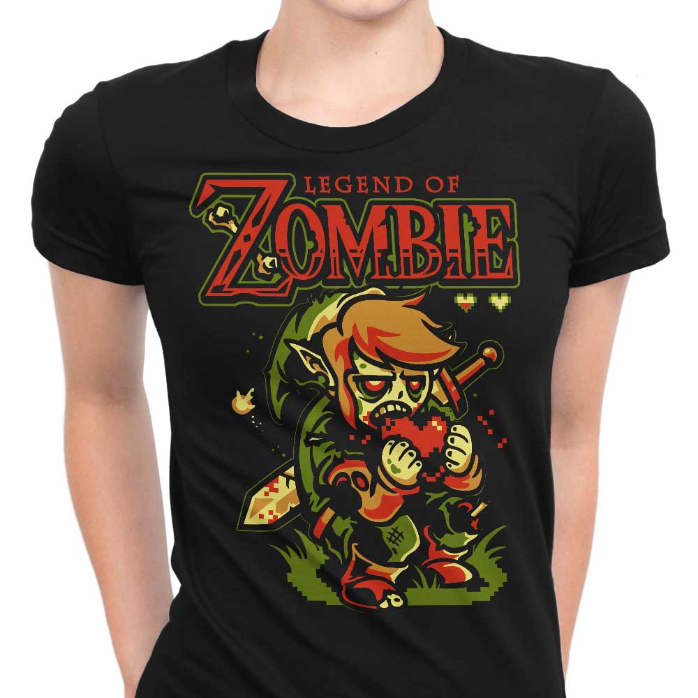 Legend of Zombies Women's Apparel - Adult & Kids T-Shirts, Sweatshirts & Hoodies apparel design preview 1