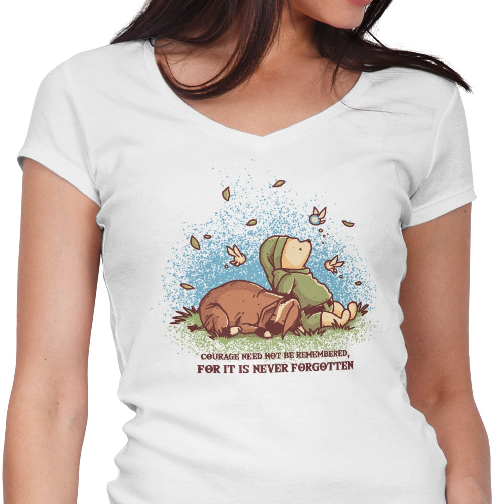 Legendary Bear Women's V-Neck - Adult & Kids T-Shirts, Sweatshirts & Hoodies apparel design preview 1