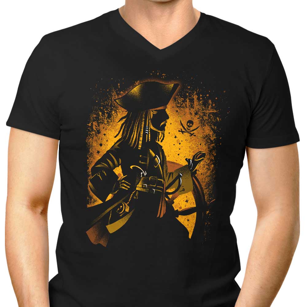 Legendary Pirate Men's V-Neck - Adult & Kids T-Shirts, Sweatshirts & Hoodies apparel design preview 1