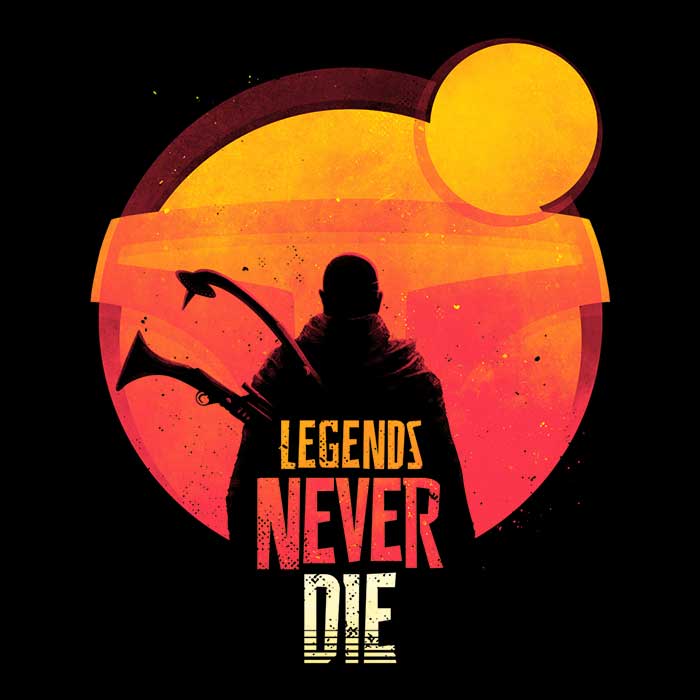 Legends Never Die Men's Apparel - Adult & Kids T-Shirts, Sweatshirts & Hoodies apparel design preview 2