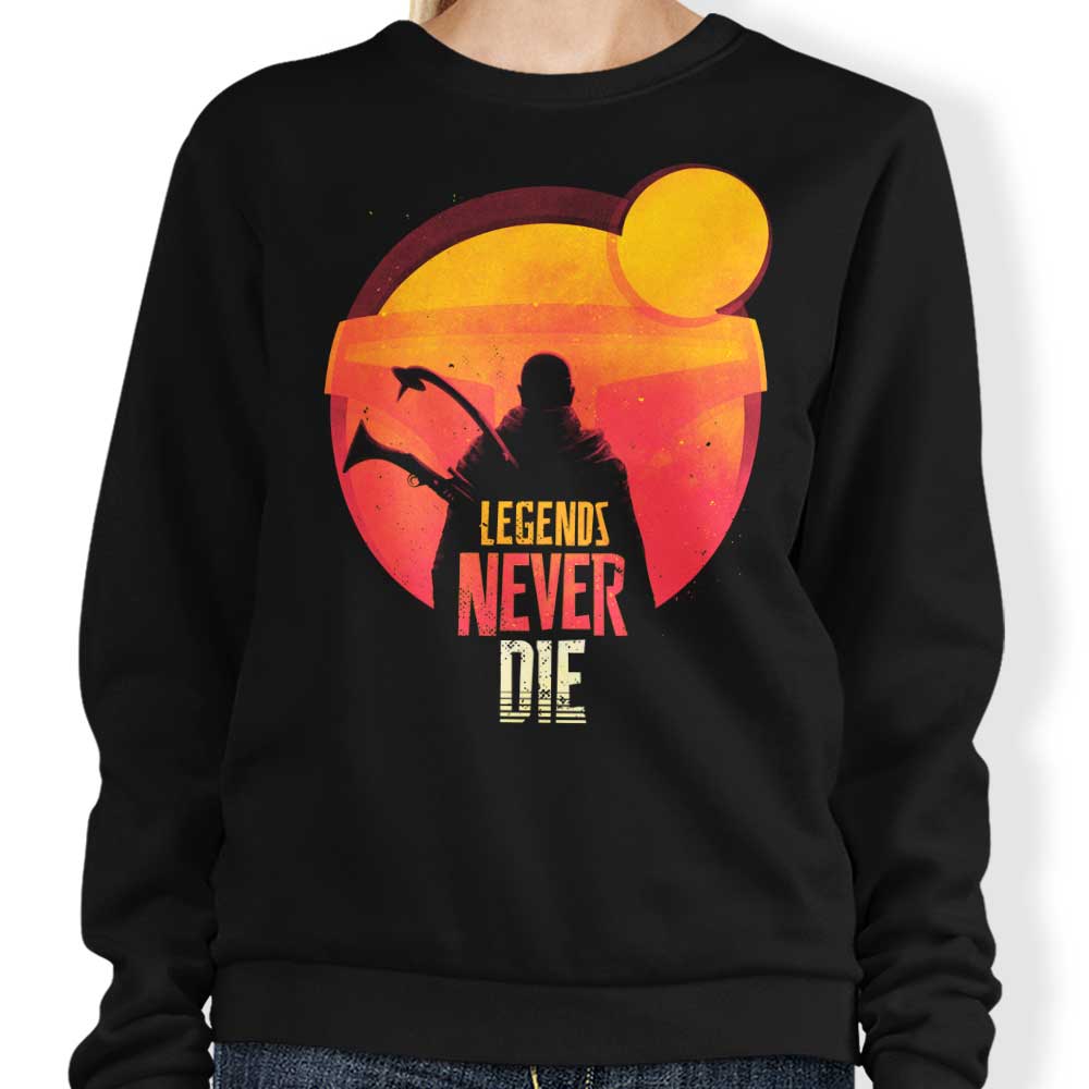 Legends Never Die - Adult & Kids T-Shirts, Sweatshirts & Hoodies apparel design preview 1