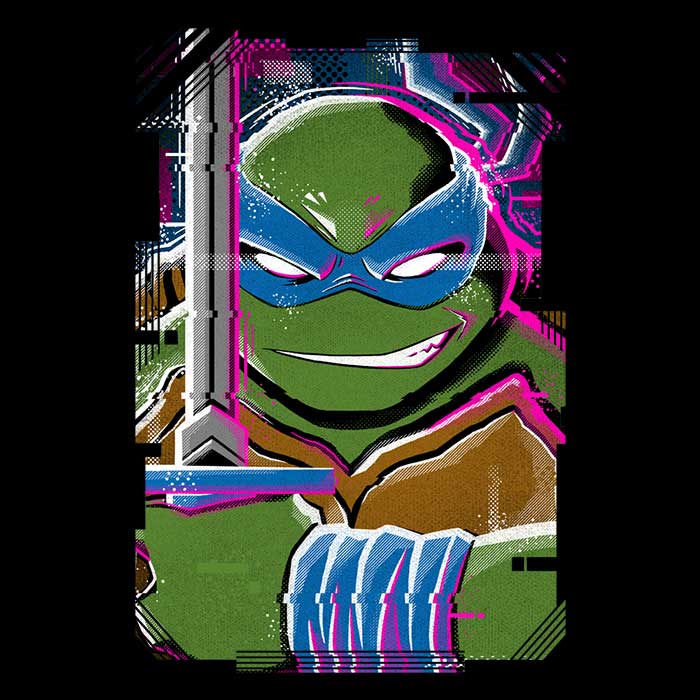 Leo Glitch Tank Top - Adult & Kids T-Shirts, Sweatshirts & Hoodies apparel design preview 2