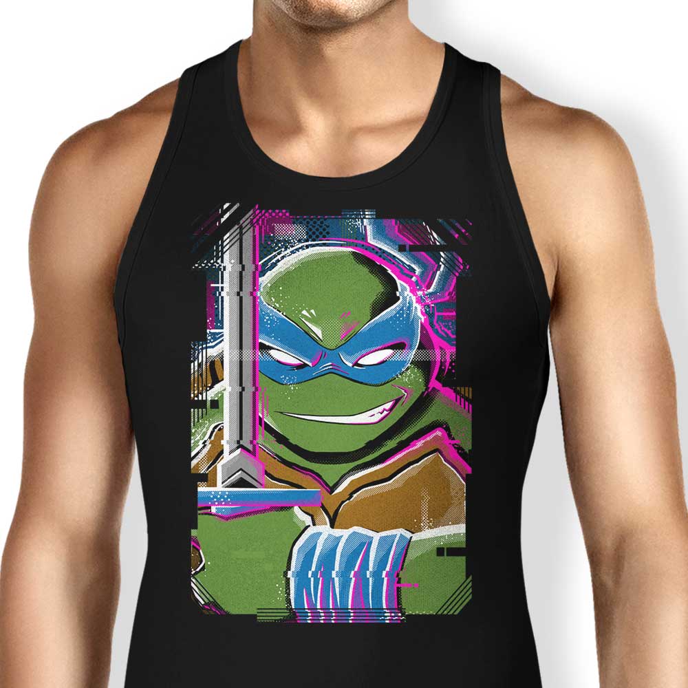 Leo Glitch Tank Top - Adult & Kids T-Shirts, Sweatshirts & Hoodies apparel design preview 1