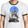 Leo Under the Sun Ringer - Adult & Kids T-Shirts, Sweatshirts & Hoodies apparel design preview 1