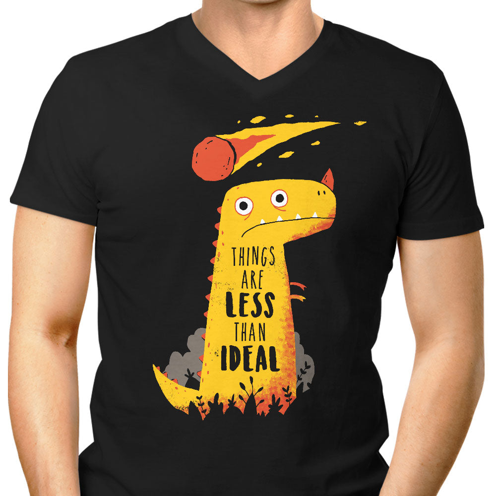Less than Ideal Men's V-Neck - Adult & Kids T-Shirts, Sweatshirts & Hoodies apparel design preview 1