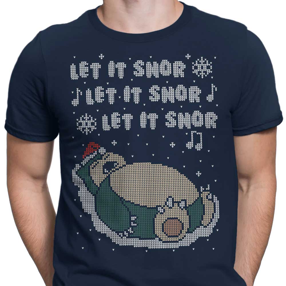 Let it Snor Men's Apparel - Adult & Kids T-Shirts, Sweatshirts & Hoodies apparel design preview 2