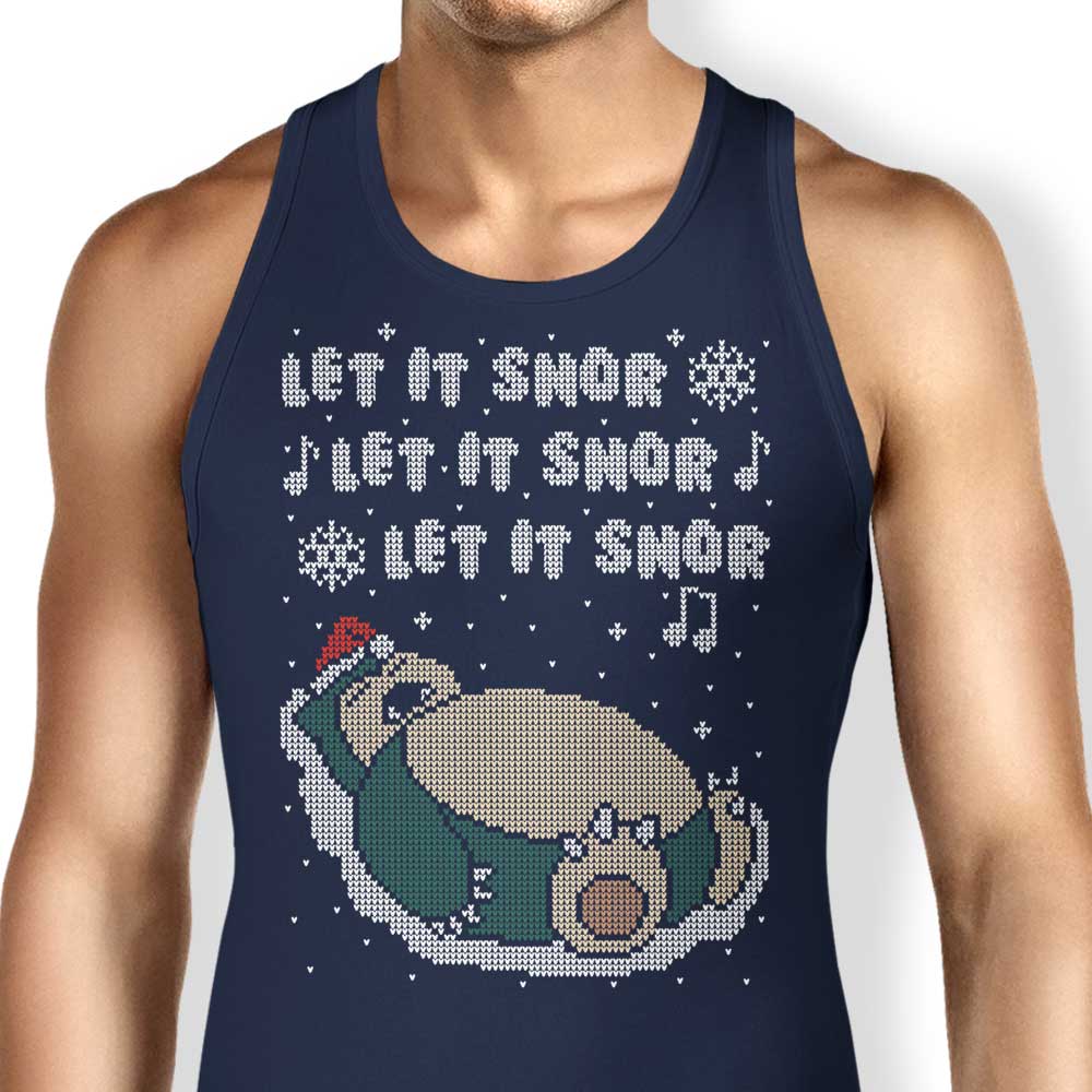 Let it Snor Tank Top - Adult & Kids T-Shirts, Sweatshirts & Hoodies apparel design preview 1