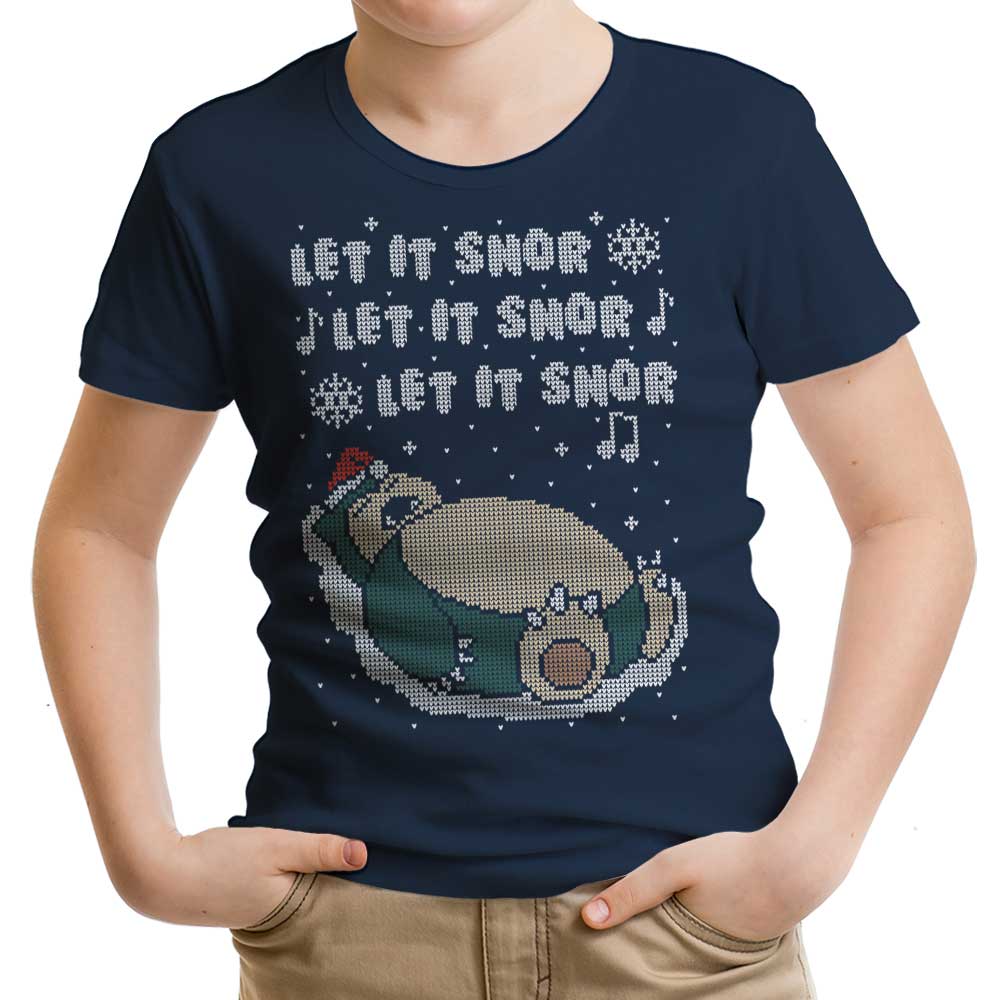 Let it Snor Youth Apparel - Adult & Kids T-Shirts, Sweatshirts & Hoodies apparel design preview 1
