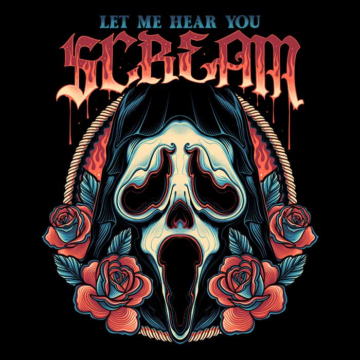 Let Me Hear You Scream Men's Apparel - Adult & Kids T-Shirts, Sweatshirts & Hoodies apparel design preview 2