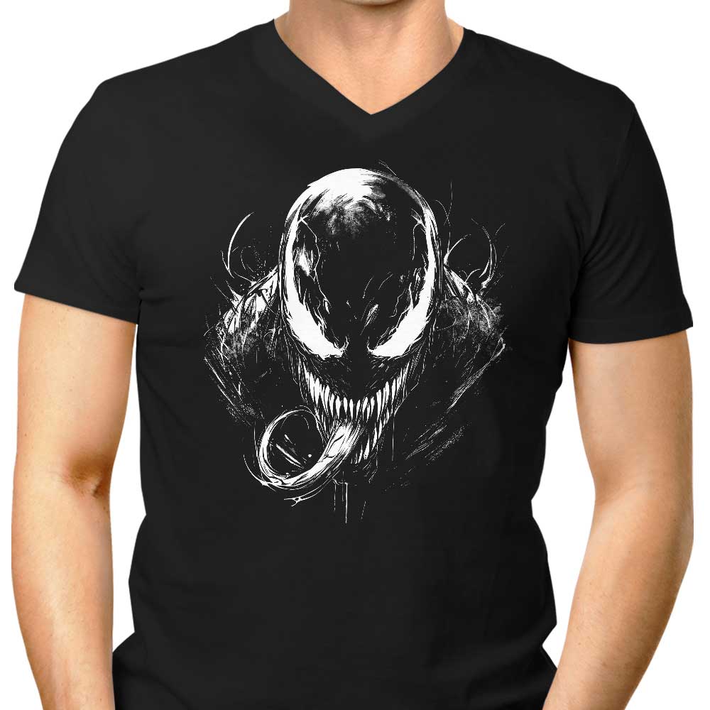 Lethal Symbiote Men's V-Neck - Adult & Kids T-Shirts, Sweatshirts & Hoodies apparel design preview 1