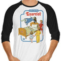 Let's Call the Exorcist 3/4 Sleeve Raglan - Adult & Kids T-Shirts, Sweatshirts & Hoodies apparel design preview 1