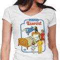 Let's Call the Exorcist Women's V-Neck - Adult & Kids T-Shirts, Sweatshirts & Hoodies apparel design preview 1