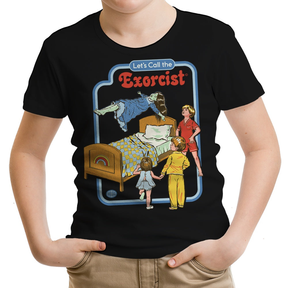 Let's Call the Exorcist Youth Apparel - Adult & Kids T-Shirts, Sweatshirts & Hoodies apparel design preview 2