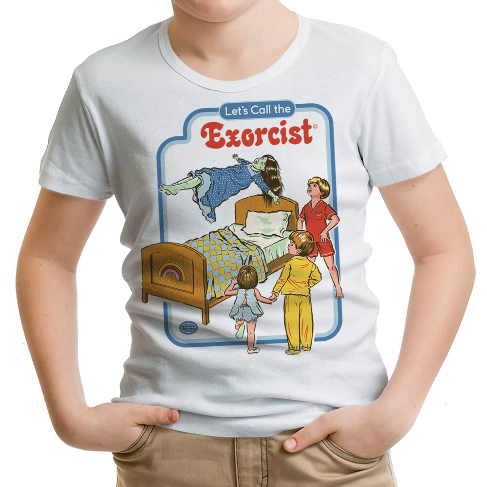 Let's Call the Exorcist Youth Apparel - Adult & Kids T-Shirts, Sweatshirts & Hoodies apparel design preview 1