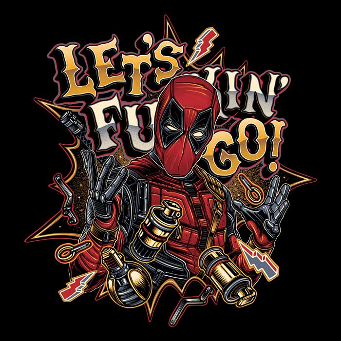 Let's Effing Go Coasters - Adult & Kids T-Shirts, Sweatshirts & Hoodies apparel design preview 1