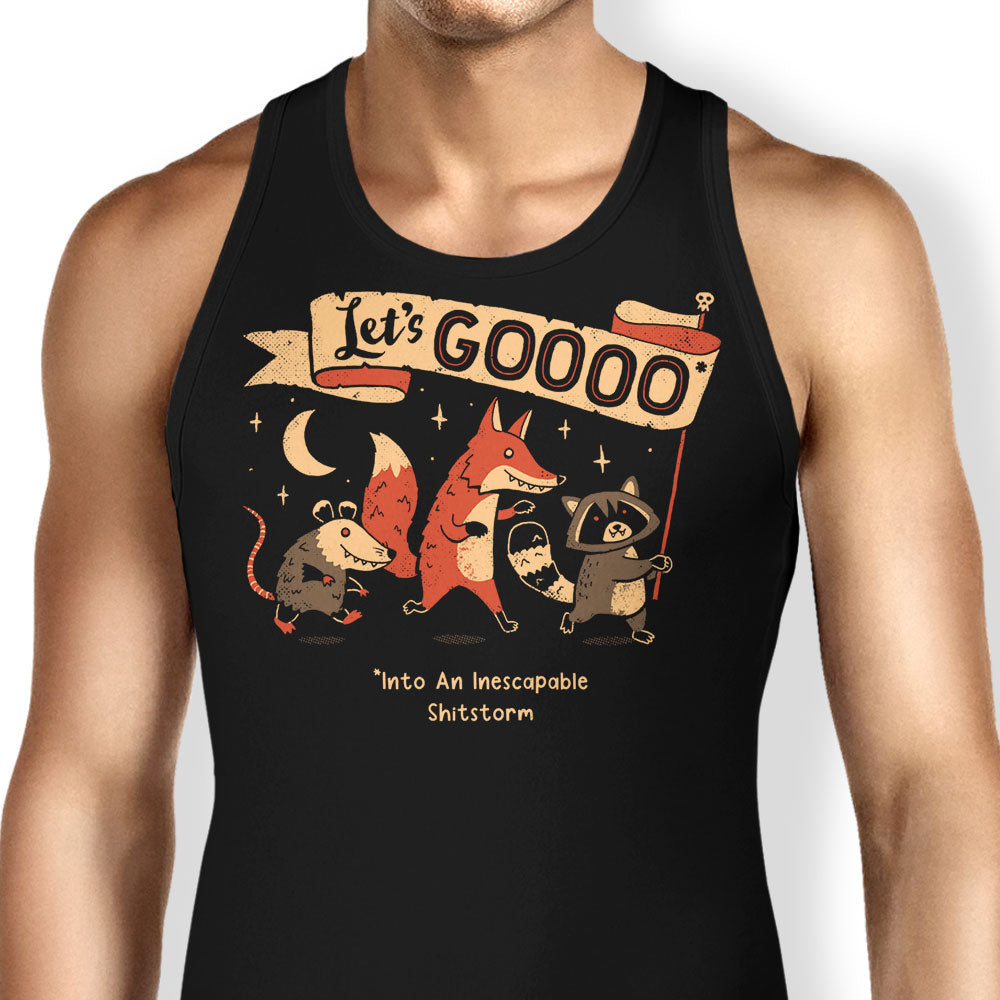 Let's Gooo! Tank Top - Adult & Kids T-Shirts, Sweatshirts & Hoodies apparel design preview 1