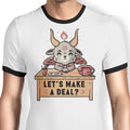 Let's Make a Deal Ringer - Adult & Kids T-Shirts, Sweatshirts & Hoodies apparel design preview 1