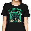 Let's Make Friends Women's Apparel - Adult & Kids T-Shirts, Sweatshirts & Hoodies apparel design preview 1