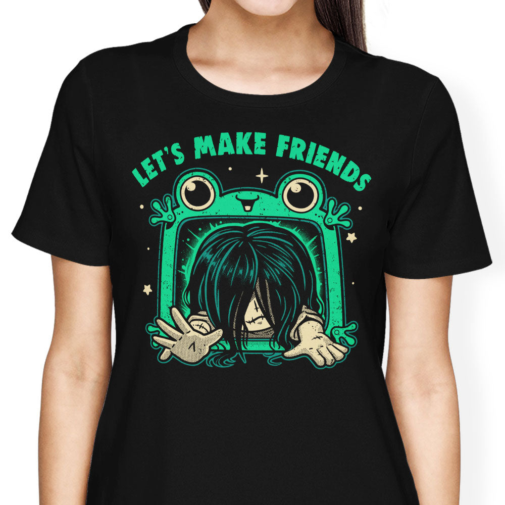 Let's Make Friends Women's Apparel - Adult & Kids T-Shirts, Sweatshirts & Hoodies apparel design preview 1