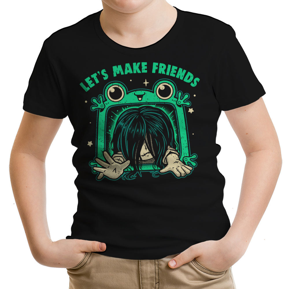 Let's Make Friends Youth Apparel - Adult & Kids T-Shirts, Sweatshirts & Hoodies apparel design preview 1