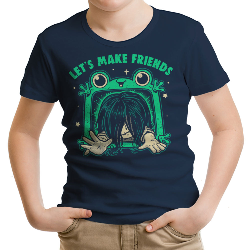 Let's Make Friends Youth Apparel - Adult & Kids T-Shirts, Sweatshirts & Hoodies apparel design preview 2