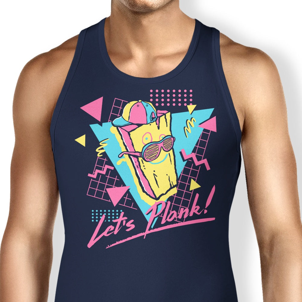 Let's Plank Tank Top - Adult & Kids T-Shirts, Sweatshirts & Hoodies apparel design preview 1