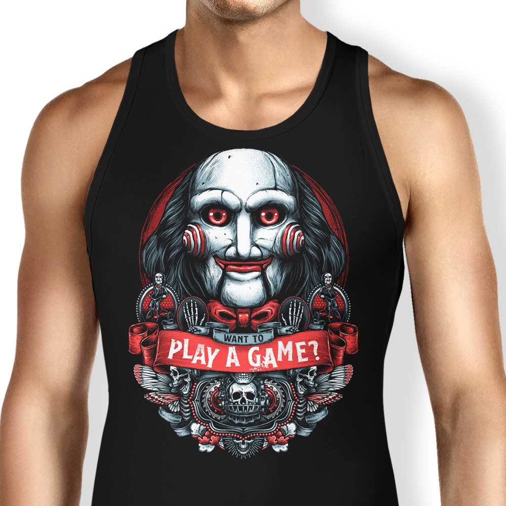 Let's Play a Game Tank Top - Adult & Kids T-Shirts, Sweatshirts & Hoodies apparel design preview 1