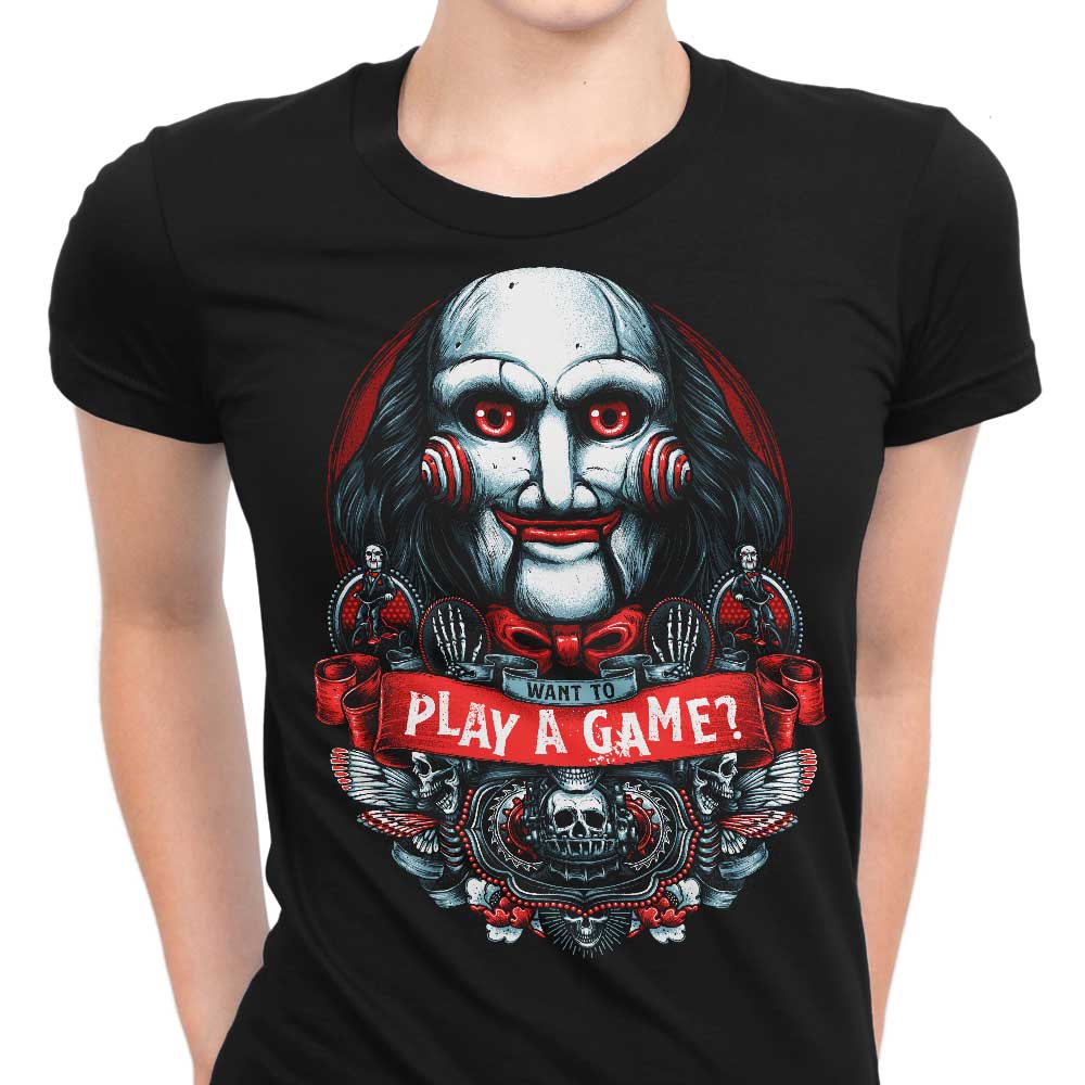 Let's Play a Game Women's Apparel - Adult & Kids T-Shirts, Sweatshirts & Hoodies apparel design preview 1