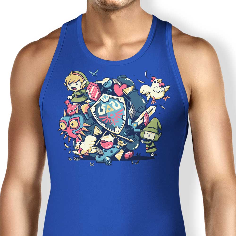 Let's Roll Link Tank Top - Adult & Kids T-Shirts, Sweatshirts & Hoodies apparel design preview 1