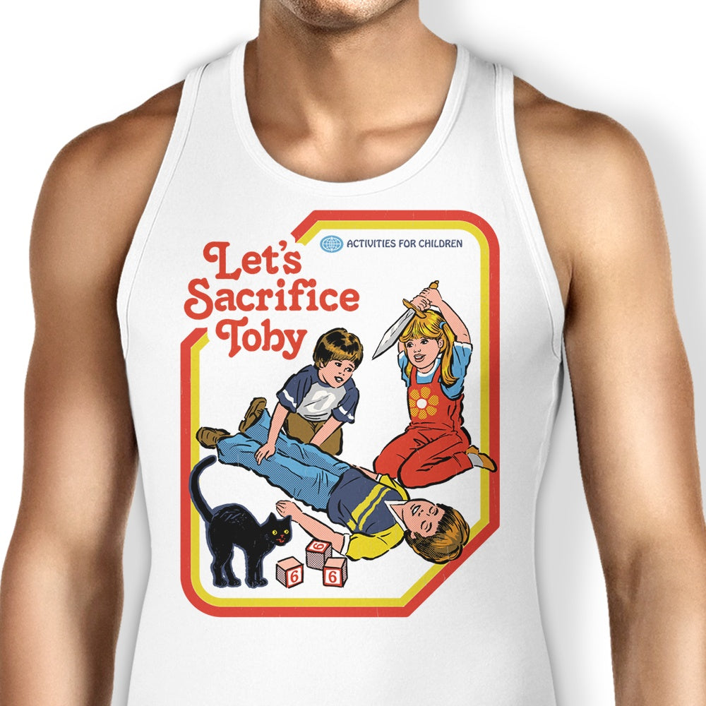 Let's Sacrifice Toby Tank Top - Adult & Kids T-Shirts, Sweatshirts & Hoodies apparel design preview 1