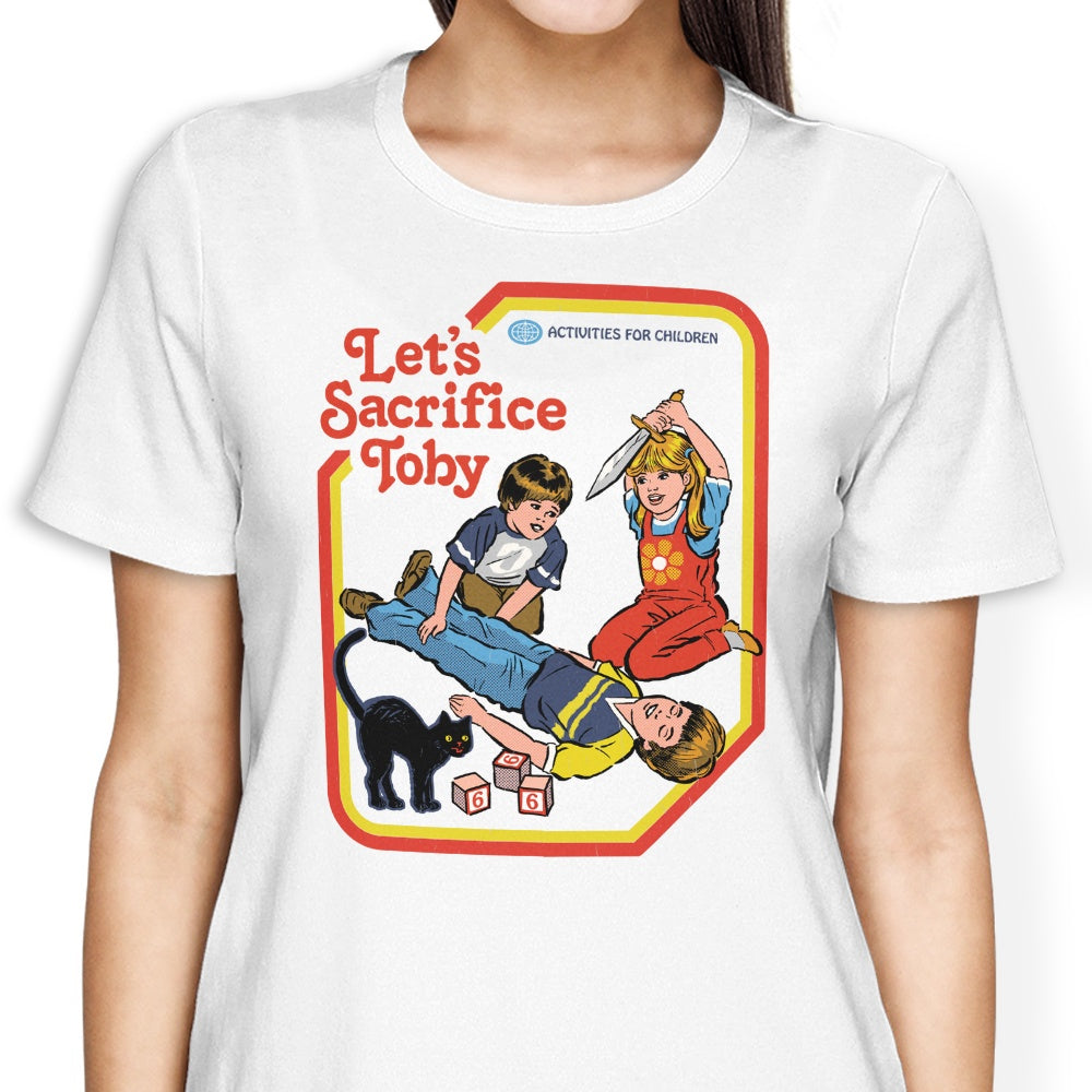 Let's Sacrifice Toby Women's Apparel - Adult & Kids T-Shirts, Sweatshirts & Hoodies apparel design preview 2
