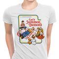 Let's Summon Demons Women's Apparel - Adult & Kids T-Shirts, Sweatshirts & Hoodies apparel design preview 1