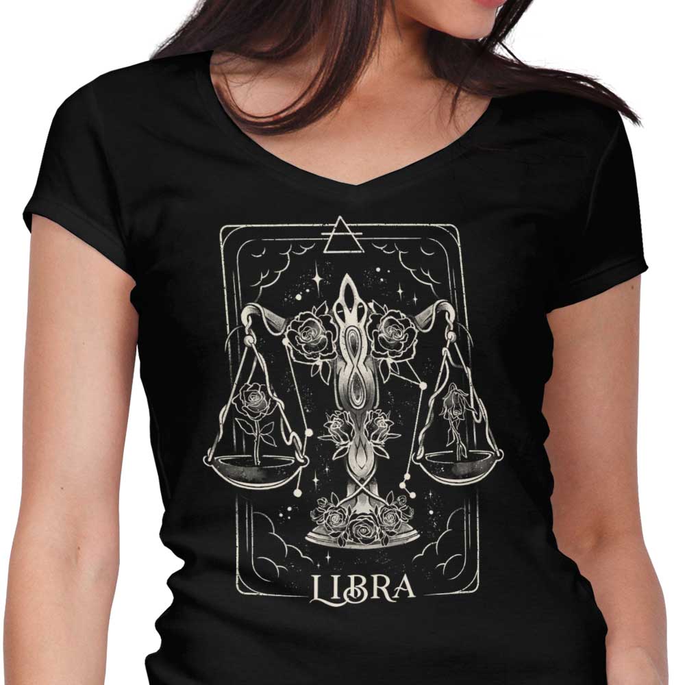 Libra (Edu.Ely) Women's V-Neck - Adult & Kids T-Shirts, Sweatshirts & Hoodies apparel design preview 1