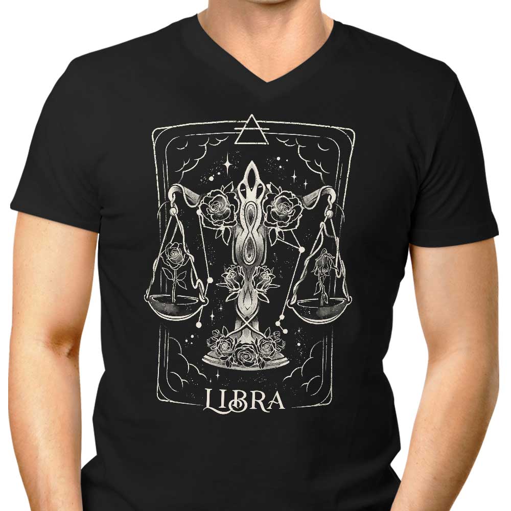 Libra (Edu.Ely) Men's V-Neck - Adult & Kids T-Shirts, Sweatshirts & Hoodies apparel design preview 1