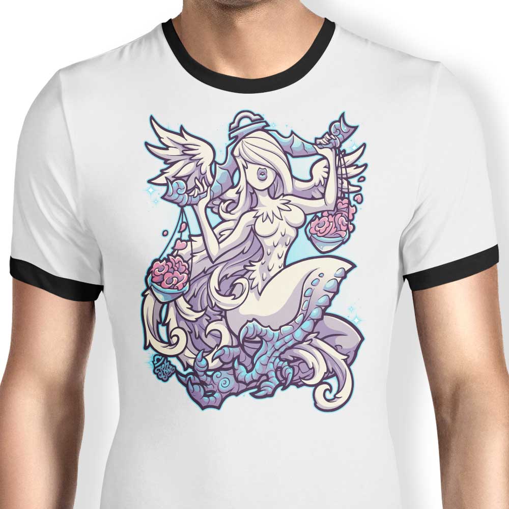 Libra Ringer - Adult & Kids T-Shirts, Sweatshirts & Hoodies apparel design preview 1