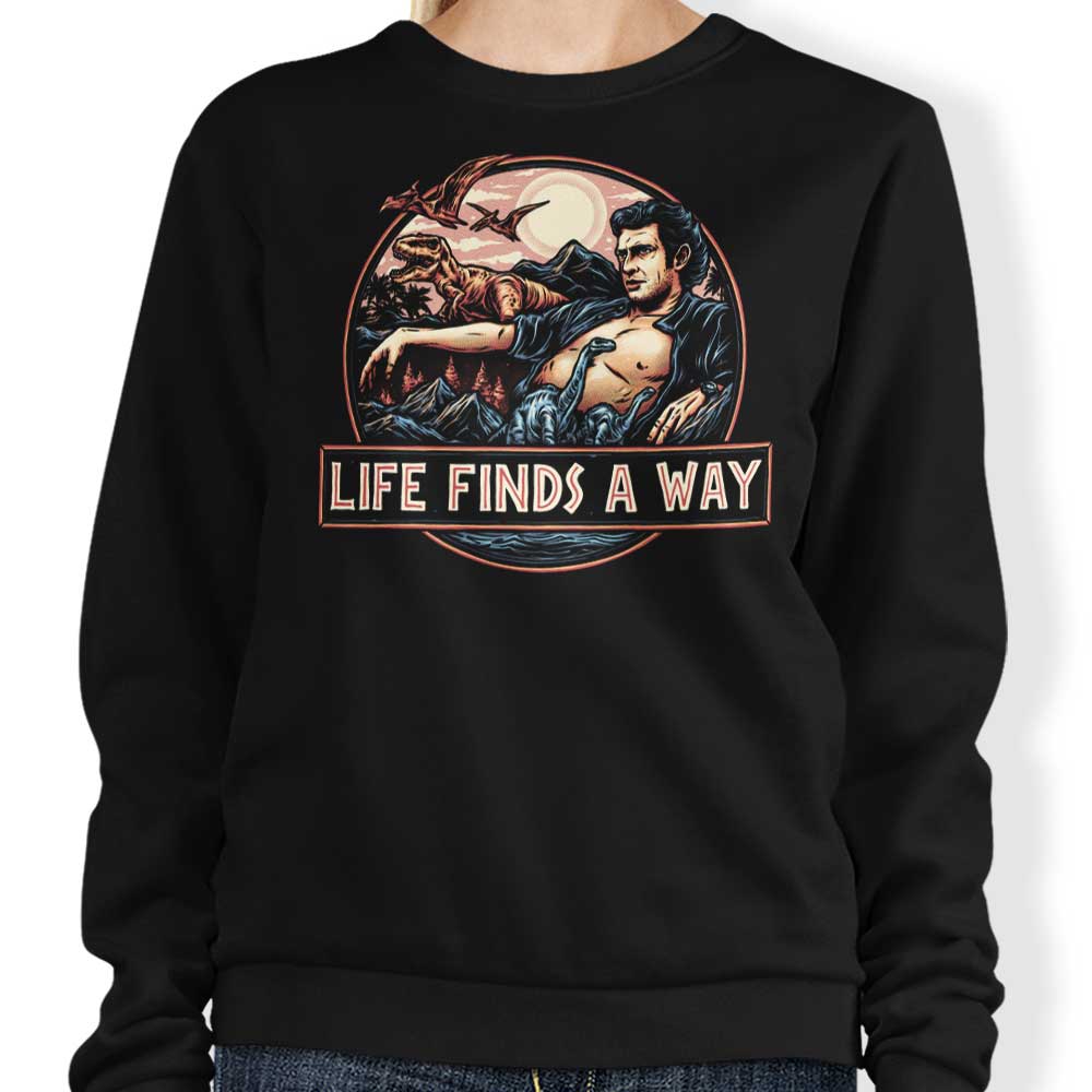Life Finds a Way - Adult & Kids T-Shirts, Sweatshirts & Hoodies apparel design preview 1