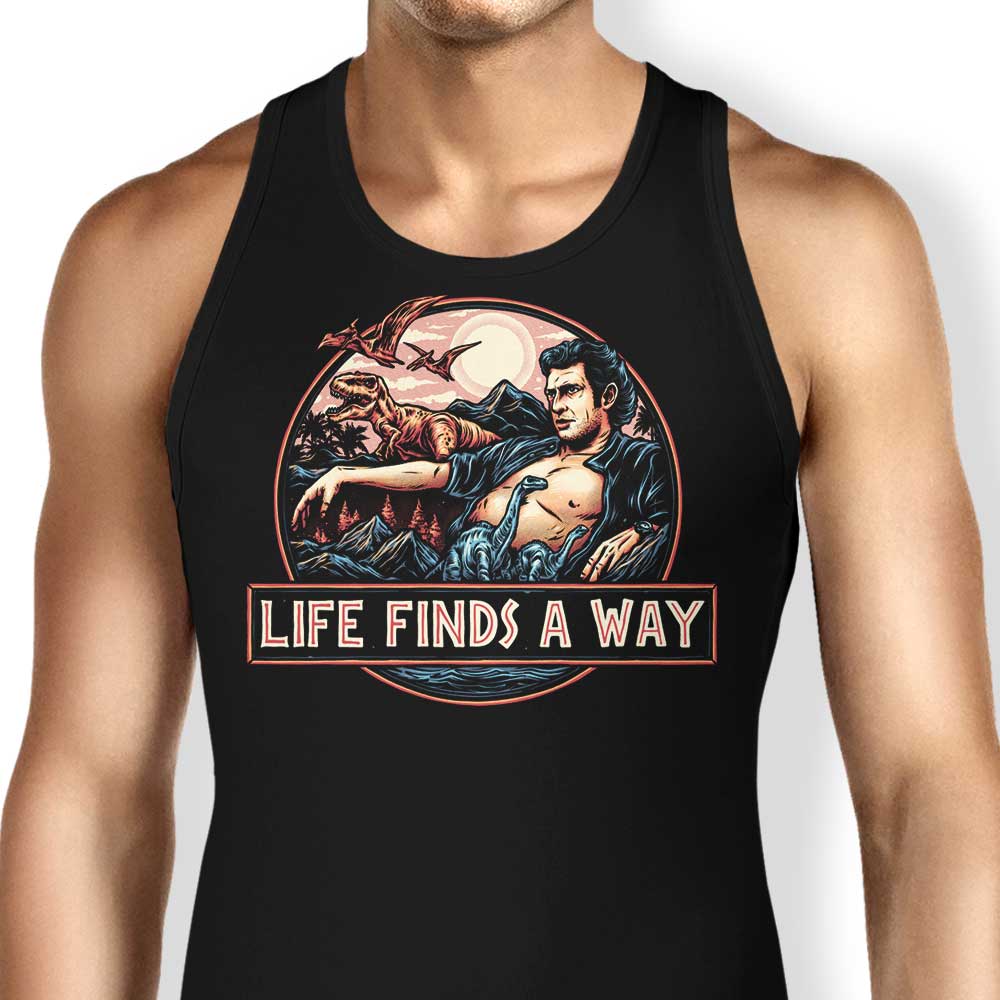 Life Finds a Way Tank Top - Adult & Kids T-Shirts, Sweatshirts & Hoodies apparel design preview 1