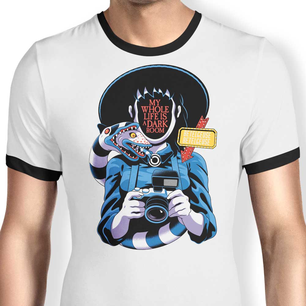 Life is a Dark Room Ringer - Adult & Kids T-Shirts, Sweatshirts & Hoodies apparel design preview 1