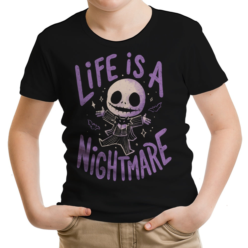 Life is a Nightmare Youth Apparel - Adult & Kids T-Shirts, Sweatshirts & Hoodies apparel design preview 1