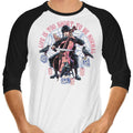 Life is Too Short 3/4 Sleeve Raglan - Adult & Kids T-Shirts, Sweatshirts & Hoodies apparel design preview 1