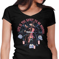 Life is Too Short Women's V-Neck - Adult & Kids T-Shirts, Sweatshirts & Hoodies apparel design preview 1