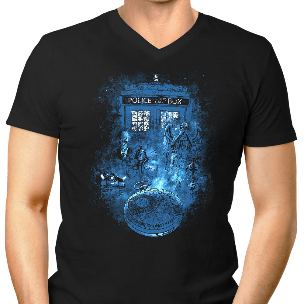 Life of the Doctor Men's V-Neck - Adult & Kids T-Shirts, Sweatshirts & Hoodies apparel design preview 1