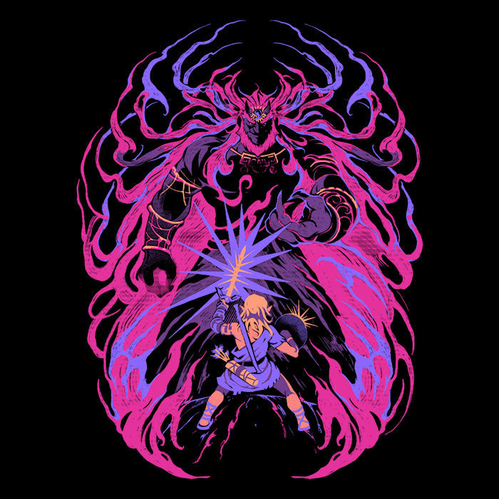 Light Against the Demon King Men's Apparel - Adult & Kids T-Shirts, Sweatshirts & Hoodies apparel design preview 2