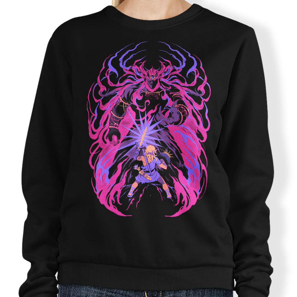 Light Against the Demon King - Adult & Kids T-Shirts, Sweatshirts & Hoodies apparel design preview 1
