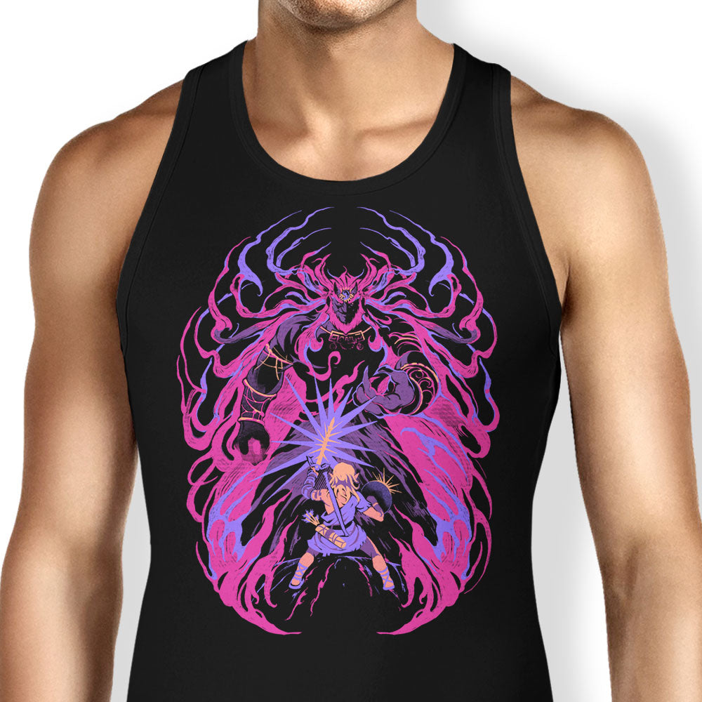 Light Against the Demon King Tank Top - Adult & Kids T-Shirts, Sweatshirts & Hoodies apparel design preview 1