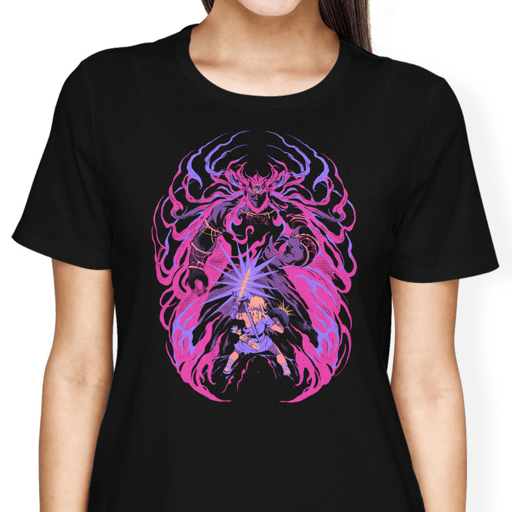 Light Against the Demon King Women's Apparel - Adult & Kids T-Shirts, Sweatshirts & Hoodies apparel design preview 1