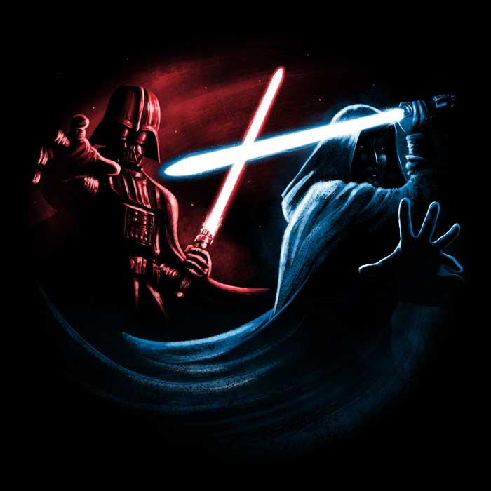 Light vs Dark Men's Apparel - Adult & Kids T-Shirts, Sweatshirts & Hoodies apparel design preview 2
